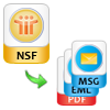 Export nsf to eml,msg,pdf