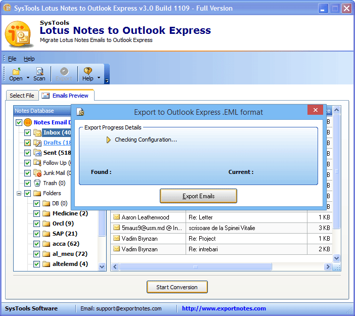 export-emails